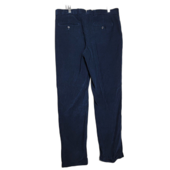 Lands End Baumwolle Navy Blue Men's Pants - 34x33 - Picture 2 of 6